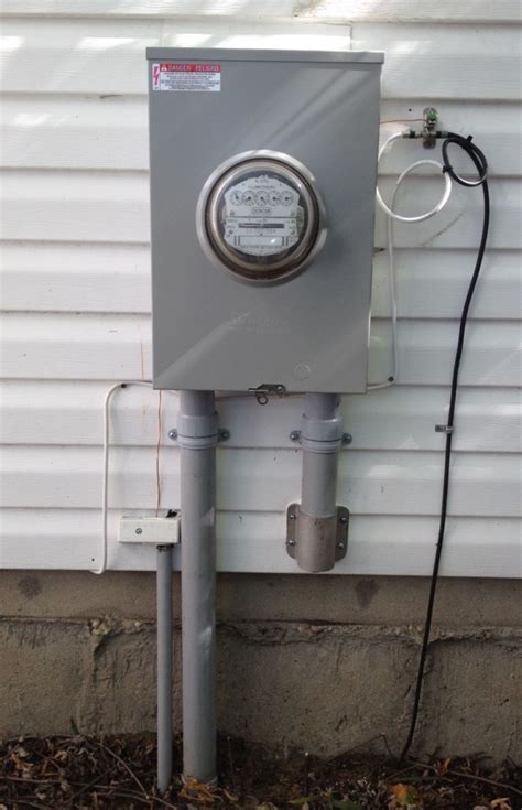 electric meter box|residential electric meter box installation.